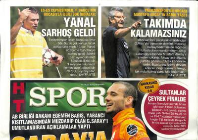 Haber Türk Gazetesi Spor Eki 11 Eylül 2013 - Galatasaraya İyi Haber GZ107754 - 1