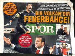 Haber Türk Gazetesi Spor Eki 13 Kasım 2012 - Muslera , Eboue Ve Dany Maç Günü İstanbulda GZ100770 - 1