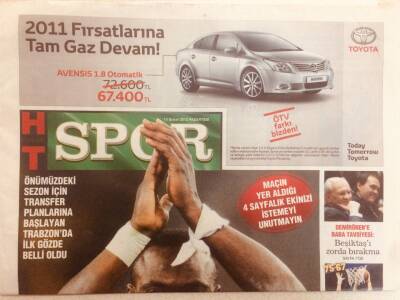 Haber Türk Gazetesi Spor Eki 13 Şubat 2012 - Egemenlik Mensahın GZ40161 - 1