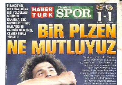 Haber Türk Gazetesi Spor Eki 15 Mart 2013 - Fenerbahçenin UEFAdaki Rüya Gibi Yolculuğu Sürüyor... GZ124811 - 1