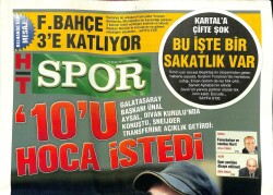 Haber Türk Gazetesi Spor Eki 17 Ocak 2013 - Kartala Çifte Şok, Terim Başarılı Eleman GZ101225 - 1