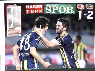 Haber Türk Gazetesi Spor Eki 18 Mart 2013 - Fenerbahçe Ezeli Rakibine Peşini Bırakmam Mesajı Verdi GZ107014 - 1