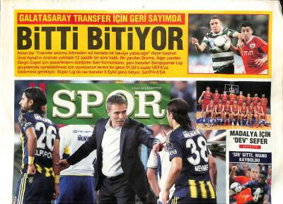 Haber Türk Gazetesi Spor Eki 2 Eylül 2013 - Antalyada Transfer Var Galibiyet Yok GZ98940 - 1