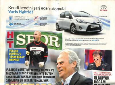 Haber Türk Gazetesi Spor Eki 2 Haziran 2013 - Volkan Demirele Sinan Bolat Sürprizi GZ98882 - 1
