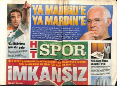 Haber Türk Gazetesi Spor Eki 22 Mayıs 2009 - Delgado Sezonu Erken Kapattı GZ109188 - 1