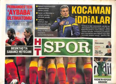 Haber Türk Gazetesi Spor Eki 23 Nisan 2013 - Efeste Vujacic Depremi - Beşiktaşta Sabancı Heyecanı GZ100238 - 2