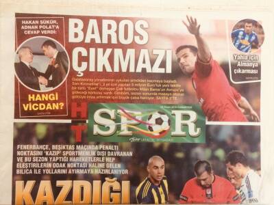 Haber Türk Gazetesi Spor Eki 24 Nisan 2010 - Kazdığı Kuyuya Düştü GZ40156 - 1