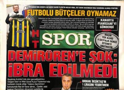 Haber Türk Gazetesi Spor Eki 25 Şubat 2013 - Demirörene Şok İbra Edilmedi GZ116791 - 1