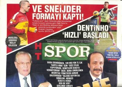 Haber Türk Gazetesi Spor Eki 26 Ocak 2013 - Ve Sneijder Formayı Kaptı ! - Belhandada Son Engel Aşıldı GZ124810 - 1