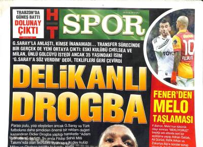 Haber Türk Gazetesi Spor Eki 29 Ocak 2013 - Delikanlı Drogba GZ104804 - 1