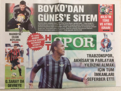 Haber Türk Gazetesi Spor Eki 30 Mayıs 2016 - Trabzonspor Rodallega İçin Tüm İmkanları Seferber Etti GZ27760 - 1