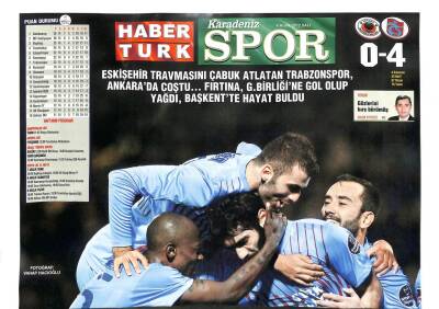 Haber Türk Gazetesi Spor Eki 4 Aralık 2012 - Trabzonsporda Yeniden Doğuş GZ107448 - 1
