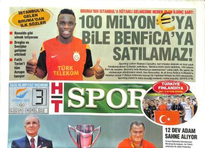 Haber Türk Gazetesi Spor Eki 4 Eylül 2013 - TFFye Fatih Terim Golü GZ104803 - 1