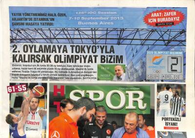Haber Türk Gazetesi Spor Eki 5 Eylül 2013 - Trabzonspor Jankoya Kaldı GZ116651 - 1