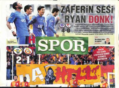 Haber Türk Gazetesi Spor Eki 7 Ekim 2013 - Zaferin Sesi Ryan Donk ! - 4*4 Vettel GZ124972 - 1