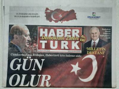 Haber Türk Gazetesi Zafer Eki 24 Temmuz 2016 - Gün Olur Asra Bedel Tayyip Erdoğan Kaleme Aldı - Doğum Günü Hediyesi GZ52900 - 1