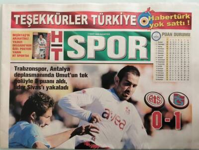 Haber Türk Spor Gazetesi 2 Mart 2009 Mutlu Son - Fenerle Alay Edilmez - GZ44748 - 2
