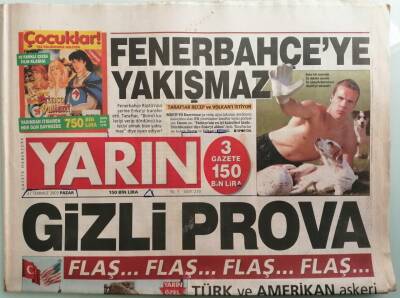Haber Türk Yarın Gazetesi 27 Temmuz 2003 Mehmet Ali Erbilde Ceza Kesecek - Nadide Hülyayla Maça Hazırlanıyor -GZ37967 - 1