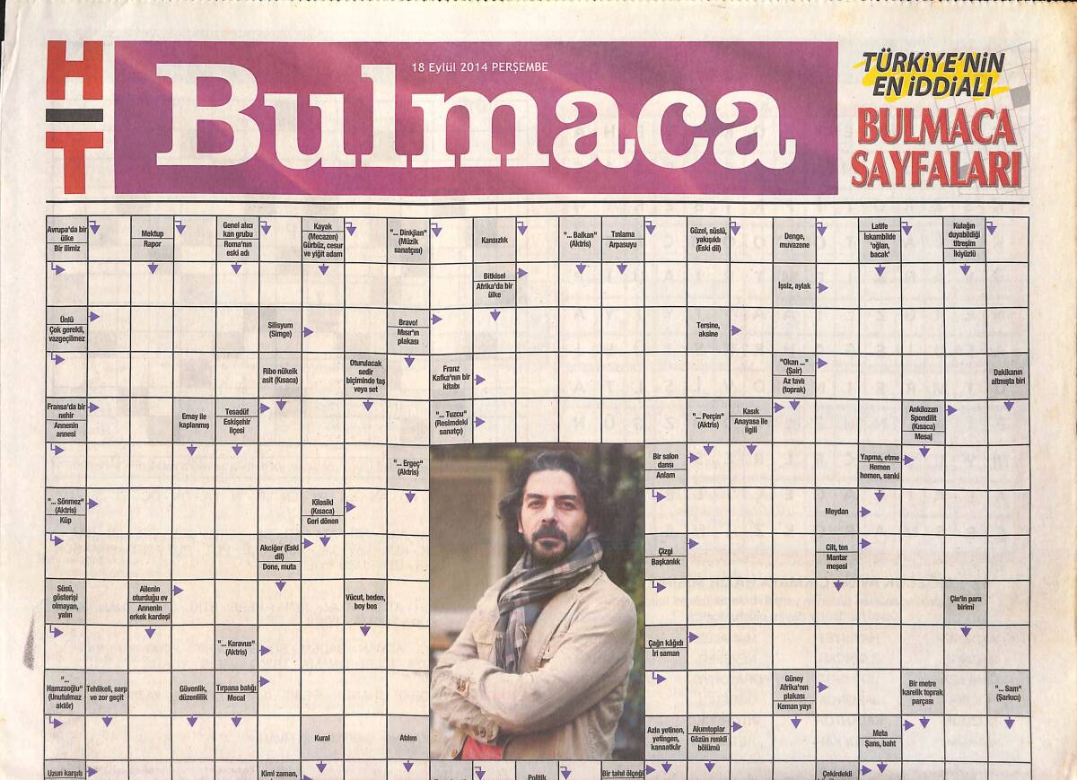 Habertürk Gazetesi Bulmaca Eki 18 Eylül 2014 GZ159774 - 1