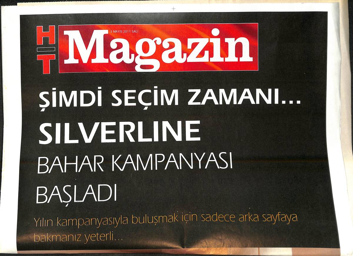 Habertürk Gazetesi Magazin Eki 3 Mayıs 2011 - Ebru Özkan: Seksilik Umrumda Değil! - Gülben Ergen Cevap Yok Tebessüm Var! GZ137876 - 1