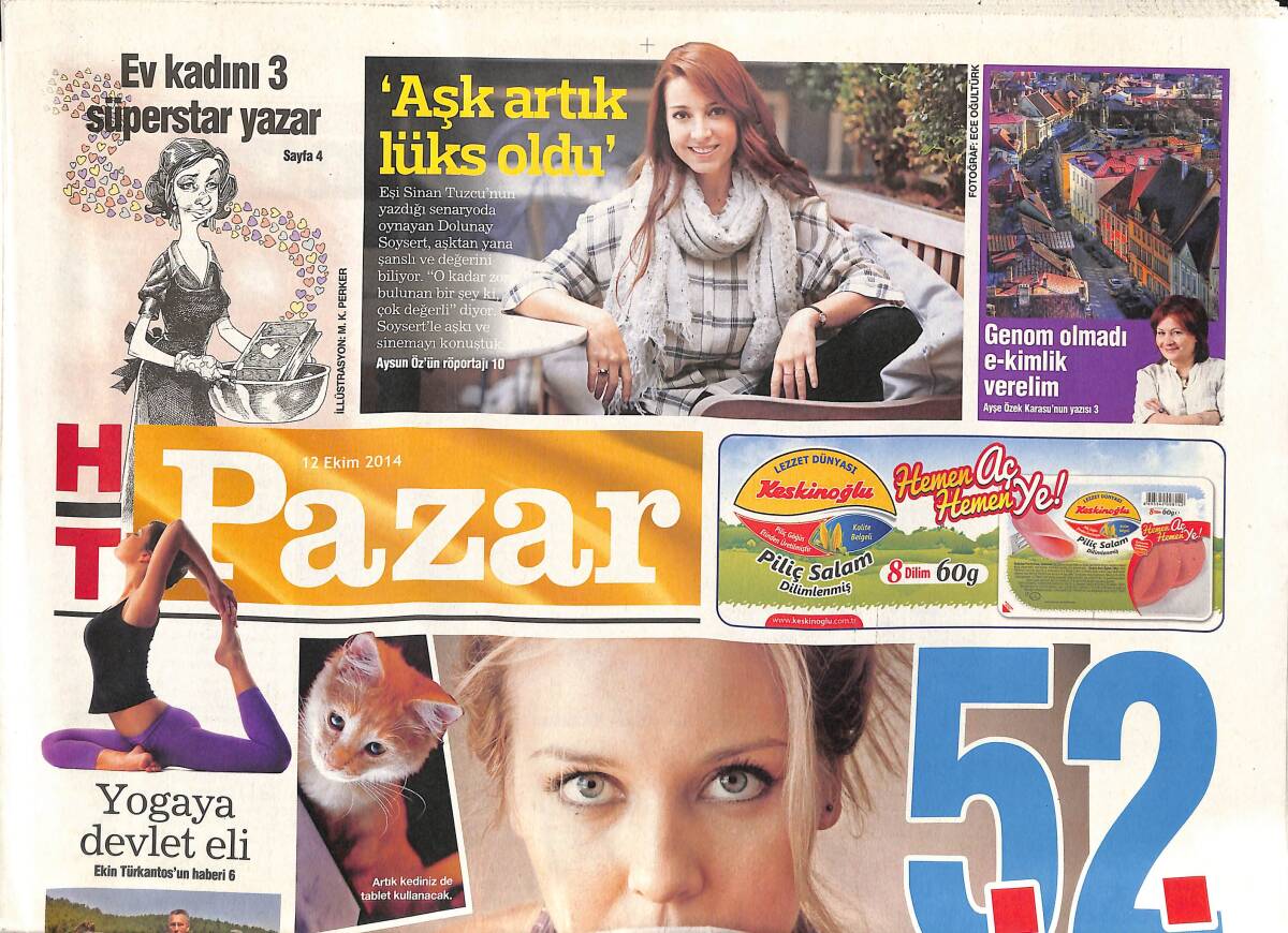 Habertürk Gazetesi Pazar Eki 12 Ekim 2014 - Woody Allen'in En İyi 10 Filmi GZ160039 - 1