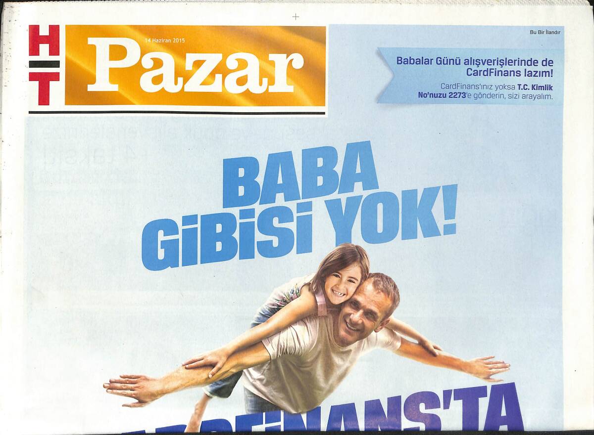 Habertürk Gazetesi Pazar Eki 14 Haziran 2015 - Sümeyra Koç: 'Mutluluğun Sırrı Teslimiyet' - Hollywood'un Yükselen 10 Genç Yıldızı GZ135897 - 1