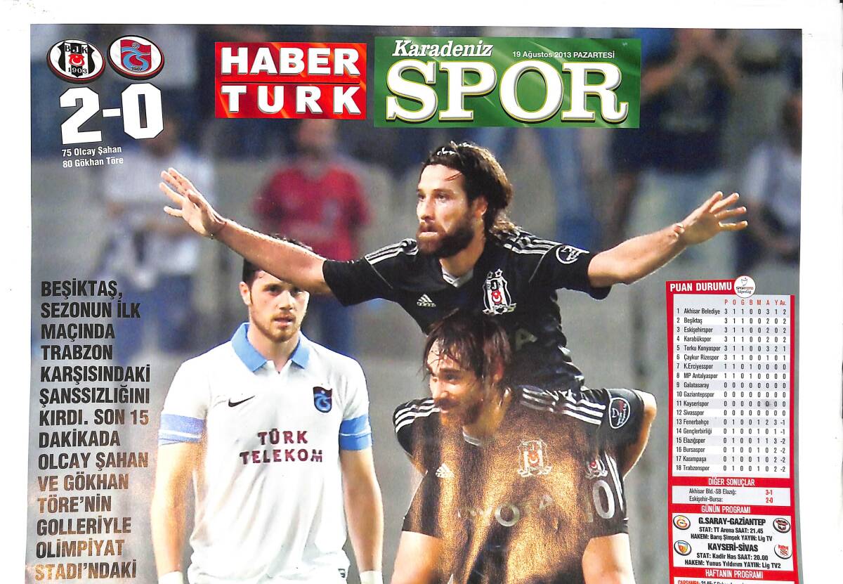 Habertürk Karadeniz Spor 19 Ağustos 2013 - Gökhan Töre ve Olcay Şahan, Erkan Zengin GZ134819 - 1