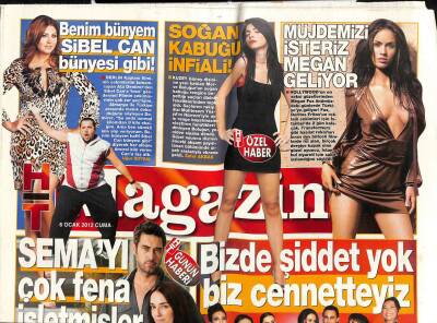 Habertürk Magazin 6 Ocak 2012 - Sezen Aksu Tıklanmayan İnternet Sitesini Kapatıyor - Engin Akyürekin Kerimi, Kıvanç Tatlıtuğun Kuzeyi Solladı GZ95532 - 1