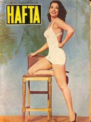 Hafta Dergisi Sayı 144 27 Haziran 1952 - Kapak Yvette Dugay NDR83829 - Gökçekoleksiyon