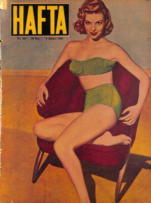 Hafta Dergisi Sayı 150 8 Ağustos 1952 - Kapak Kathleen Hughes NDR83828 - 1