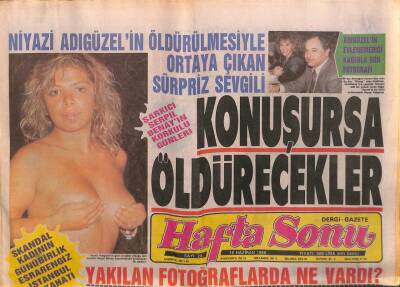 Hafta Sonu Gazetesi 10 Haziran 1988 - Şarkıcı Serpil Benayın Korkulu Günleri GZ104090 - 1