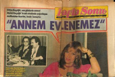 Hafta Sonu Gazetesi 15 Mayıs 1981 - Hülya Koçyiğit,Annem Evlenemez.. Fatma Girik Piyangonun Şerefine GZ78375 - 1
