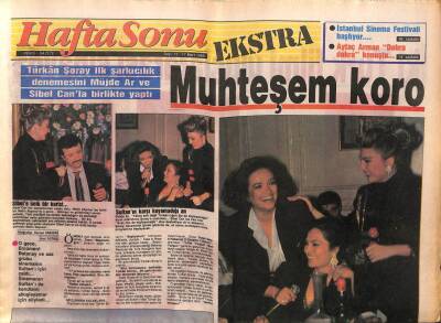 Hafta Sonu Gazetesi 17 Mart 1989 - Türkan Şoraydan Muhteşem Koro GZ104110 - 1