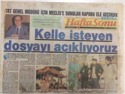 Hafta Sonu Gazetesi 17 Ocak 1992 - Kelle İsteyen Dosyayı Açıklıyoruz GZ35895 - 1
