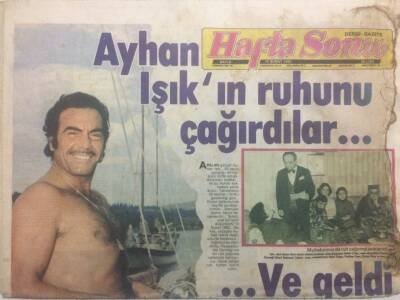 Hafta Sonu Gazetesi 19 Şubat 1982 - Ayhan Işıkın Ruhunu Çağırdılar,Ve Geldi GZ38667 - 1