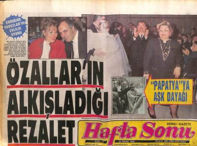 Hafta Sonu Gazetesi 22 Nisan 1988 - Müzeyyen Senardan Yakışmayan Davranış GZ104093 - 1