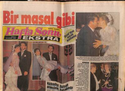 Hafta Sonu Gazetesi 22 Ocak 1988 - Gökben Kürkçü Dükkanında GZ58518 - 1