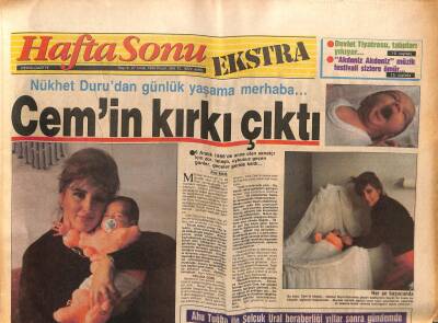 Hafta Sonu Gazetesi 27 Ocak 1989 - Nükhet Durunun Oğlu Cemin 40ı Çıktı GZ104119 - 1