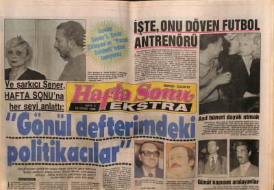 Hafta Sonu Gazetesi 29 Ocak 1988 - Nükhetle 5 Yıl Sonra, Barış Mançonun 10 Parmağında 11 Marifet GZ58519 - 1