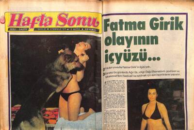 Hafta Sonu Gazetesi 4 Temmuz 1975 - Fatma Girik Olayının İç Yüzü GZ104069 - 1