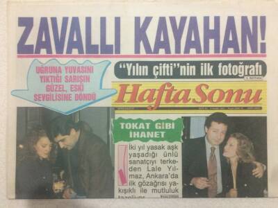 Hafta Sonu Gazetesi 6 Aralık 1991 - Zavallı Kayahan GZ50937 - 1