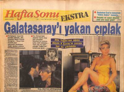 Hafta Sonu Gazetesi 6 Ocak 1989 - Galatasarayı Yakan Çıplak GZ104122 - 1