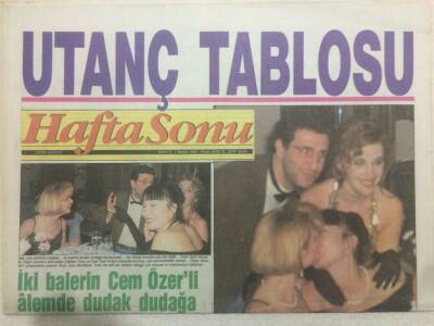 Hafta Sonu Gazetesi 7 Şubat 1992 - Emel Sayının Cüretkar Dansçısı GZ50939 - 1
