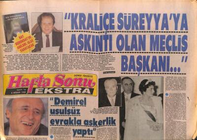 Hafta Sonu Gazetesi 8 Nisan 1988 - Hülya Koçyiğit Anneanne Oluyor GZ104095 - 1