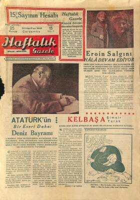 Haftalık Gazete Gazetesi 30 Haziran 1948 - Atatürkün Bir Eseri Daha Deniz Bayramı GZ114862 - 1