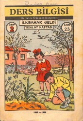 Haftalık Öğrenci Dergileri 17 Kasım 1964 - Ders Bilgisi Sınıf 2 Sayı: 23 NDR99333 - Gökçekoleksiyon