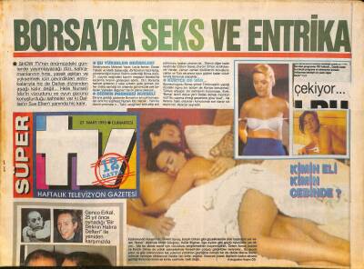 Haftalık Televizyon Gazetesi 27 Mart 1993 - Genco Erkal , 25 Yıl Önce Oynadığı Bir Delinin Hatıra Defteri İle Yeniden Karşımızda GZ127999 - 1