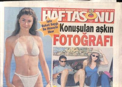 Haftasonu Gazetesi 13 Eylül 2000 - Ebru Gündeş Arsa Zengini - Emrahın Hayatına 2500 Kadın Girdi GZ122631 - 1