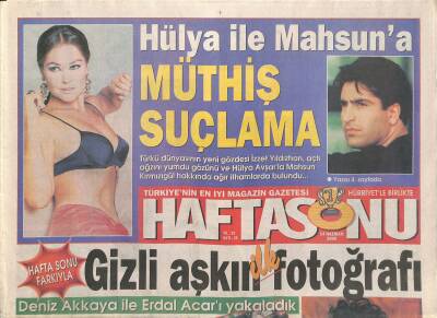 Haftasonu Gazetesi 14 Haziran 2000 - Harika Avcı Pes Etmiyor - Deniz Akkaya İle Erdal Acarı Yakaladık GZ122640 - 1