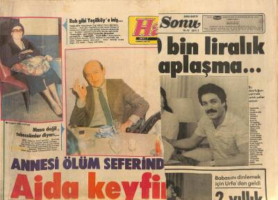 Haftasonu Gazetesi 14 Ocak 1983 - Fatma Girikin Kardeşini Böyle Vurdular GZ115479 - 1